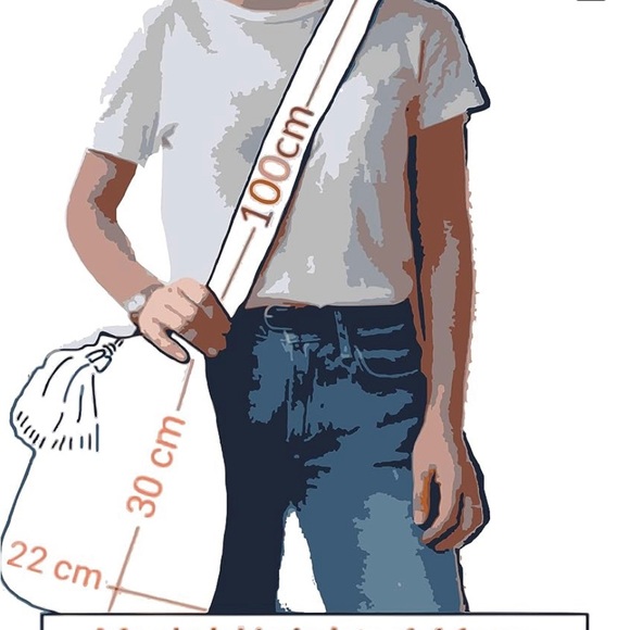 Red an colorful artisan handmade Colombian Mochila (bag). - Picture 6 of 6